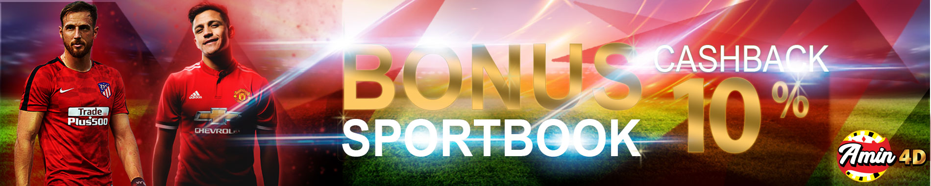 Amin4D - Bonus Cash Back Sportbook 10%